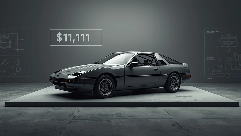 Ford Probe IV, concept car, Carrozzeria Ghia, vintage automotive, Texas car sale, classic Ford, aerodynamic concept, Petersen Automotive Museum 1