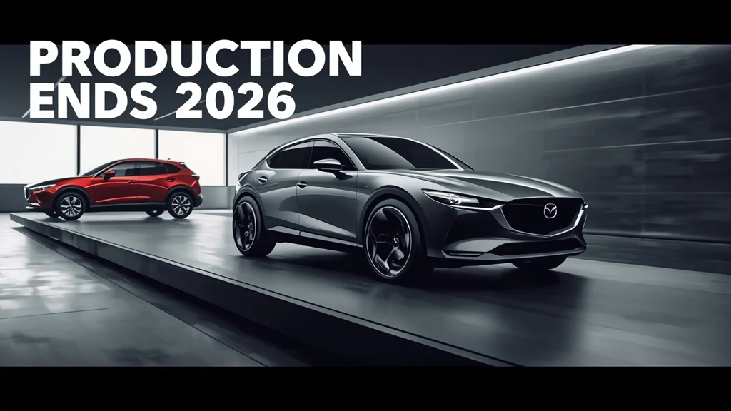 Mazda CX-3 discontinuation, Mazda2 production stop, Vision X-Compact, Mazda compact SUV, Mazda future models, automotive news, car production timeline 1