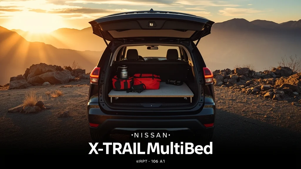 Nissan X‑Trail Multi‑Bed, camping SUV, hybrid e‑Power, outdoor adventure vehicle, fold‑out bed SUV, Nissan Japan, off‑road family SUV, Rock Creek edition 1