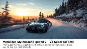 Mercedes-Benz Mythos, Mercedes AMG supercar, V8 luxury sports car, Mercedes CLE platform, high-performance coupe, limited edition supercar, Swedish testing 1