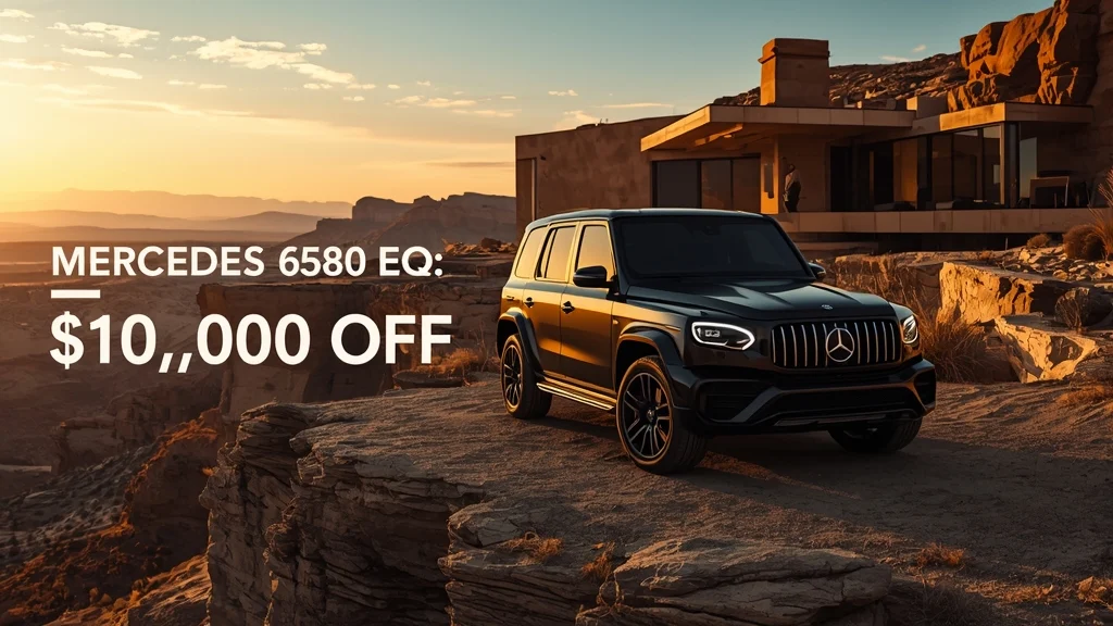 Mercedes G580 EQ, electric SUV, Mercedes-Benz G-Class, US SUV discount, off-road electric vehicle, Mercedes incentives, luxury electric SUV 1