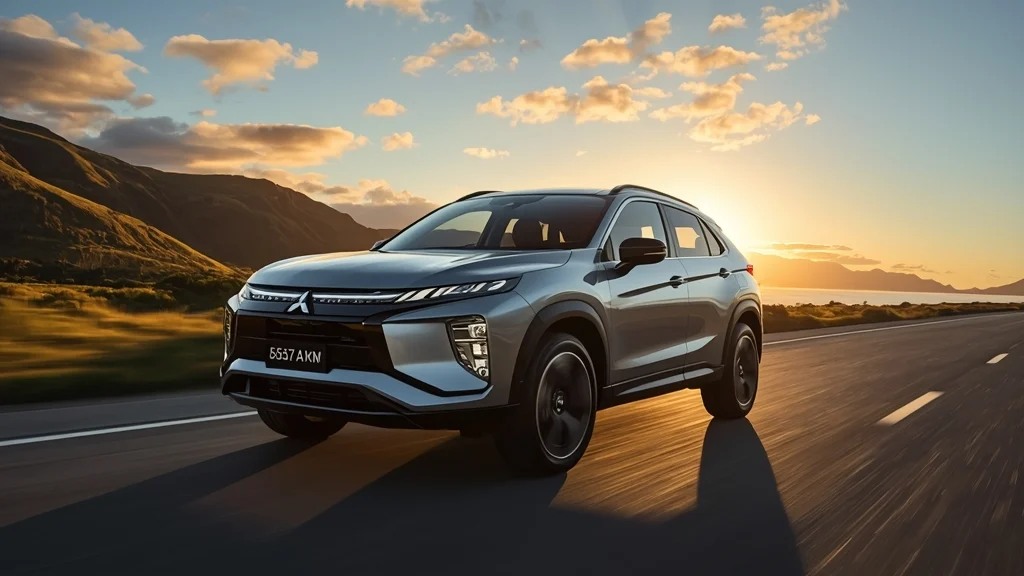 Mitsubishi electric SUV, Mitsubishi EV 2026, Foxtron partnership, Australian electric car, 400 hp electric vehicle, 516 km range EV, plug‑in hybrid, electric crossover 1
