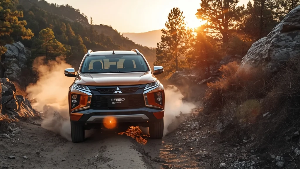 Mitsubishi Triton 2026, Yamaha high performance shocks, pickup truck suspension upgrade, off-road comfort, GSR trim, rally-derived technology 1