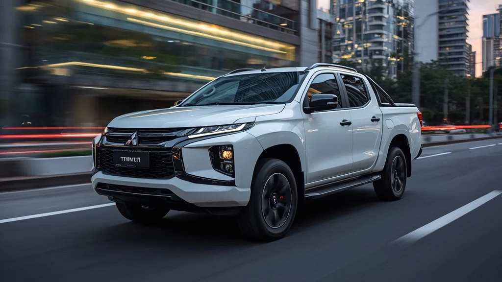 Mitsubishi Triton, pickup truck, Xforce grille, Thai market, off‑road technology, 2024 facelift, rear‑wheel drive 1