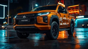 Mitsubishi Triton, new design, Thailand launch, XForce grille, off-road technology, 2.4L diesel, Mega Cab, pickup truck 1