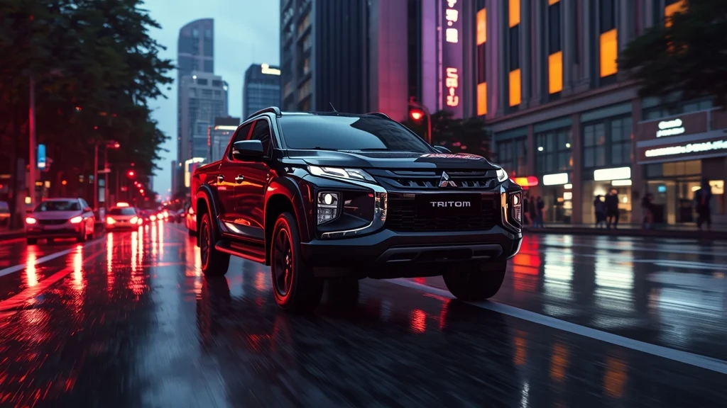 Mitsubishi Triton, Triton Street, urban pickup, Xforce grille, 2024 pickup truck, Thailand auto market, off‑road technology 1