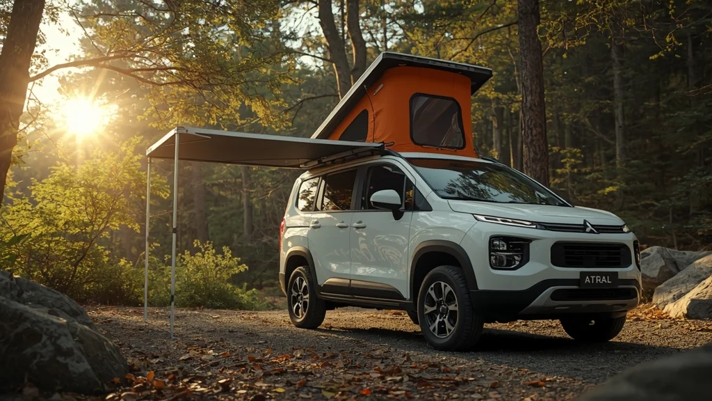 Mitsubishi Delica Mini Camper, mini camper van, off-road camper, kei car camper, compact camper, tiny house on wheels, outdoor adventure vehicle, Japanese camper van 1