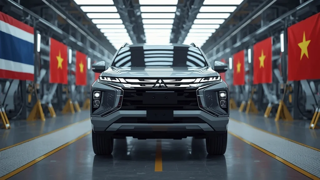 2026 Mitsubishi Pajero, Thailand production, Vietnam zero tax, Land Cruiser Prado competition, SUV 2026, ASEAN auto trade, Mitsubishi Pajero launch 1