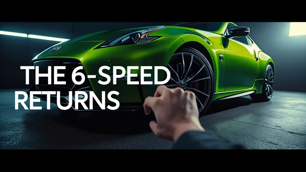 Nissan Z, Nissan Z facelift, 2026 Nissan Z, manual sports car, G‑nose, Unryu Green, twin‑turbo V6 1