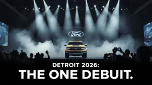 Detroit Auto Show 2026, new car debut, auto show exhibitors, Ford Bronco launch, Ram 1500 SRT TRX, Brussels Auto Show, automotive news, vehicle of the year 1