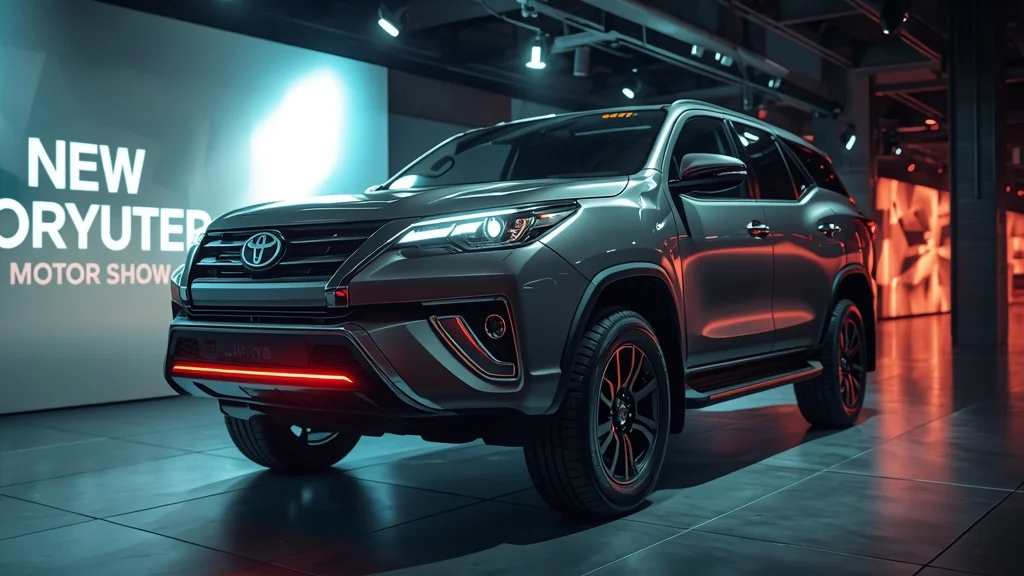 Toyota Fortuner, new Fortuner, Hilux design, Bangkok Motor Show, off-road SUV, 2024 SUV, RAV4 LED lights, diesel engine 1