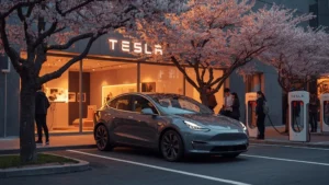 Tesla Japan, electric vehicle sales Japan, Tesla showroom expansion, Tesla charging network, EV market strategy, Tesla Japan growth, electric cars Japan 1