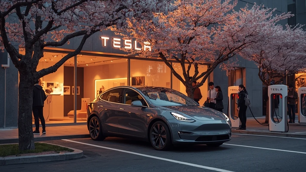 Tesla Japan, electric vehicle sales Japan, Tesla showroom expansion, Tesla charging network, EV market strategy, Tesla Japan growth, electric cars Japan 1