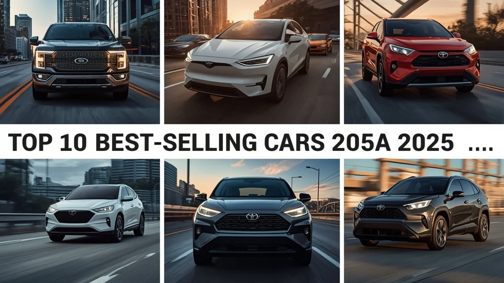 best-selling cars US 2025, top US vehicles 2025, Ford F-Series sales, Toyota RAV4 2025, US auto market trends, Chevrolet Silverado, Tesla Model Y, US car rankings 1