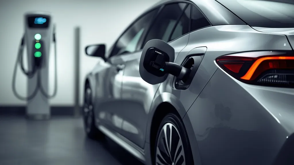 Toyota Corolla Hybrid charging at a station, highlighting its impressive fuel economy and environmental benefits.