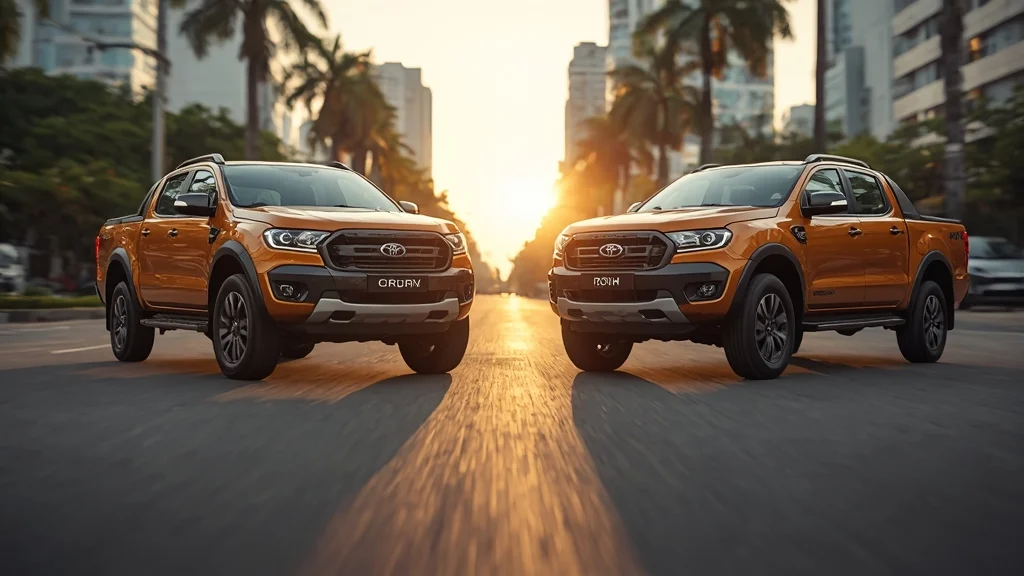 Toyota Hilux 2026, Ford Ranger, Vietnam pickup market, 2.8L diesel engine, pickup truck pricing, Toyota Safety Sense, MTS off-road, automotive news Vietnam 1
