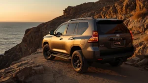 Toyota Land Cruiser Prado, Newscape upgrade, Prado facelift, off-road SUV, Toyota Japan, eco-friendly upgrade, The North Face collaboration 1