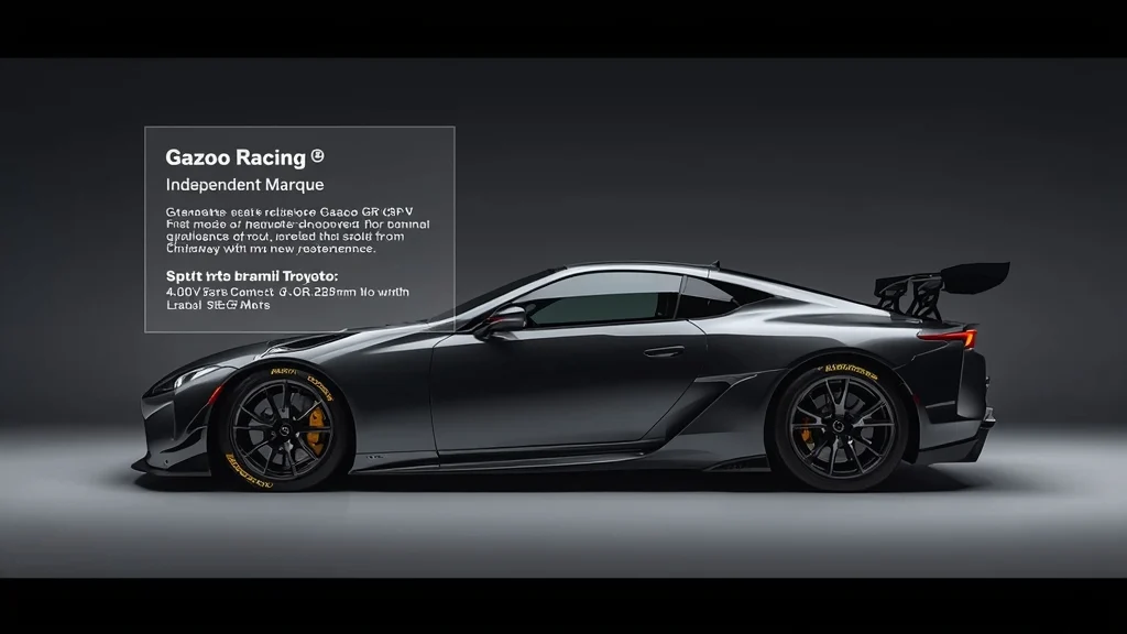 Toyota Gazoo Racing, independent car brand, GR GT, Toyota sports cars, electric performance vehicles, automotive industry news, Toyota brand strategy 1