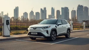 Toyota electric SUV, India EV market, Urban Cruiser Ebella, electric vehicle competition, EV charging infrastructure, Toyota Suzuki partnership, EV investment India 1