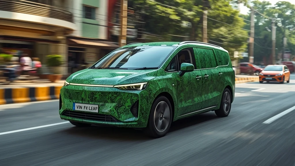 VinFast Limo Green EV MPV Takes to Indian Streets Ahead of 2026 Launch