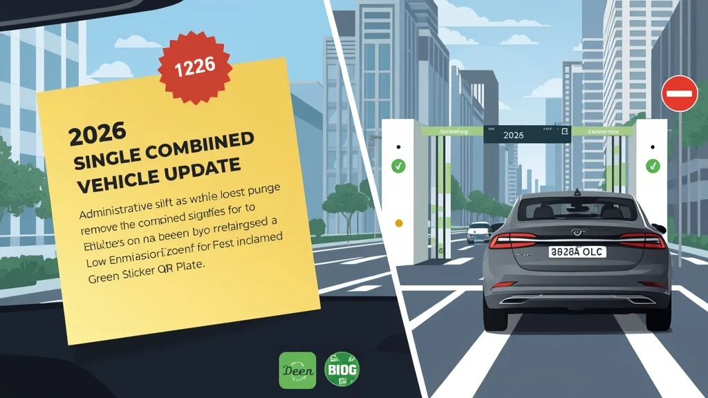 vehicle registration stickers, license plate changes Vietnam, 2026 road tax sticker, green vehicle registration, electric car registration Vietnam, Vietnam vehicle fees 2026, LEZ Vietnam 1