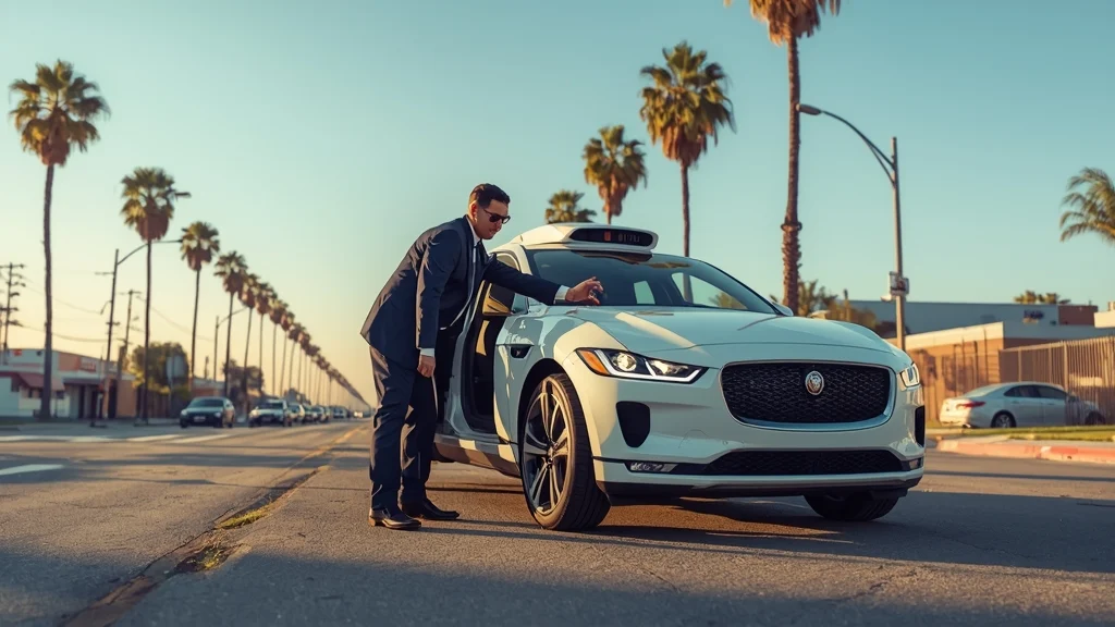 self-driving taxi, Waymo robotaxi, door closing service, towing Los Angeles, Honk app, autonomous vehicle rescue, robotaxi maintenance 1