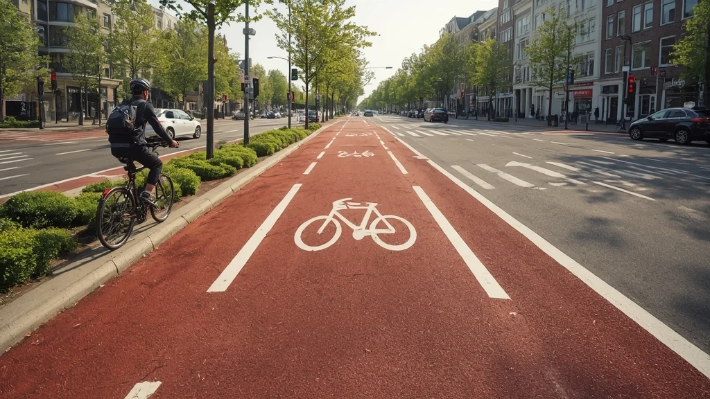 bike lane design, safe cycling infrastructure, urban bike lanes, bike lane standards, cycling safety, bike lane surface, bike lane intersection 1