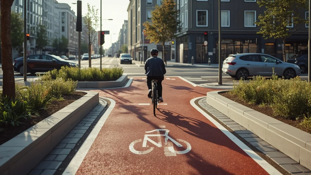 bike lane design, safe cycling infrastructure, bicycle lane standards, urban bike safety, bike lane materials, cyclist protection, intersection design for cyclists 1