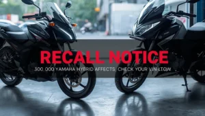 Yamaha recall, motorcycle recall India, RayZR 125, Fascino 125, brake caliper issue, Yamaha India, hybrid motorcycles, safety recall 1