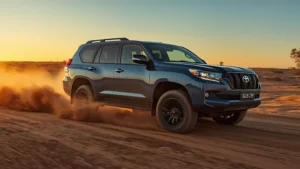 Toyota Land Cruiser Prado, Prado Altitude, 2026 upgrade, tire pressure monitoring, off-road wheels, Lexus GX 550, Australia vehicle pricing 1