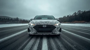 2027 Hyundai Elantra, Hyundai Elantra design, C-segment sedan, new Hyundai sedan, automotive spy shots, car design trends, Hyundai upcoming models 1