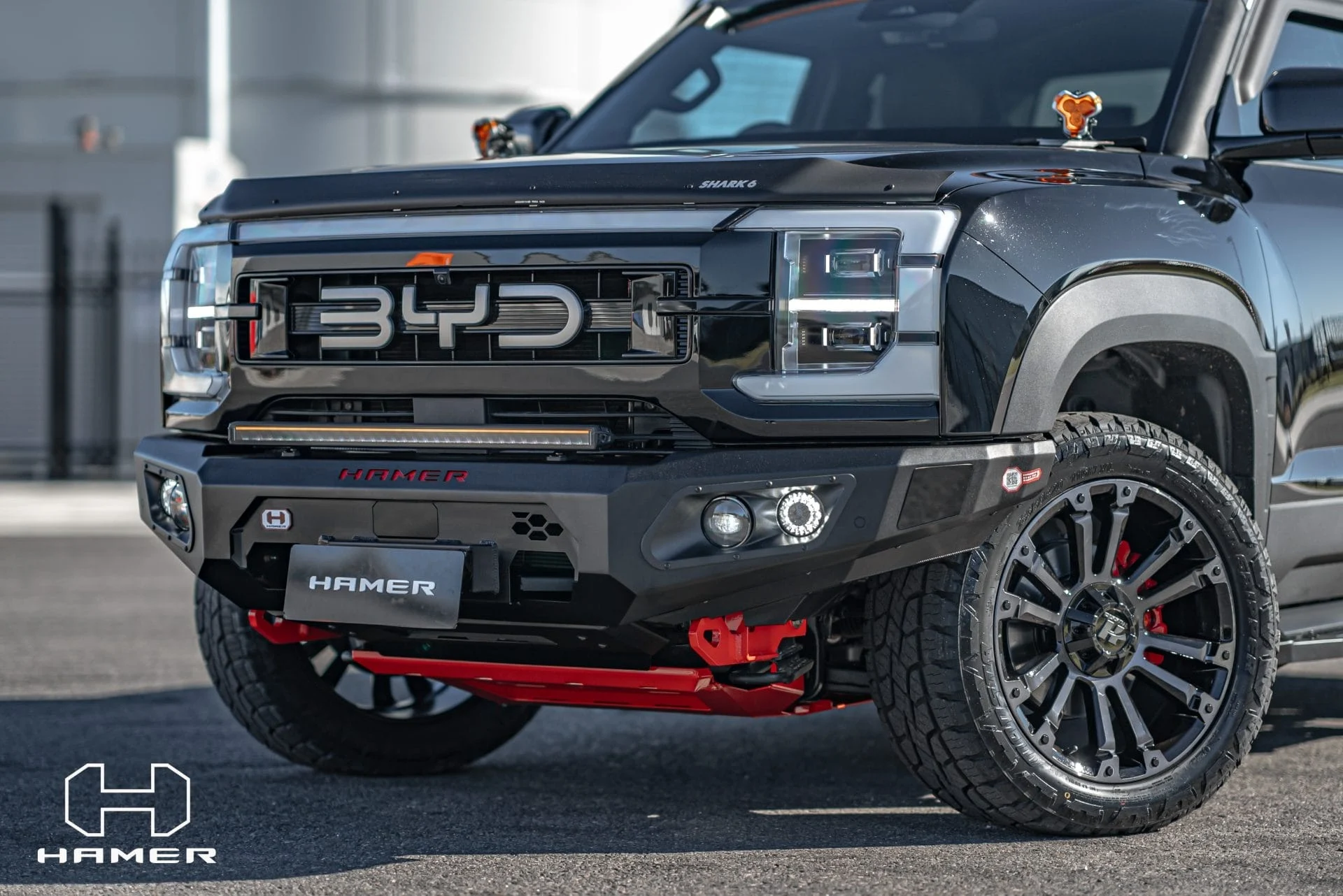 BYD Shark 6, pickup truck, off‑road accessories, Australian pickup market, hybrid pickup, PHEV pickup, Hamer 4x4, rugged upgrade 3