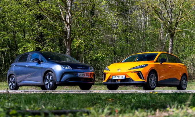 MG4 EV Urban, BYD Dolphin, cheap electric cars UK, Chinese car price war, affordable EV, UK electric vehicle market, MG UK, BYD UK 2