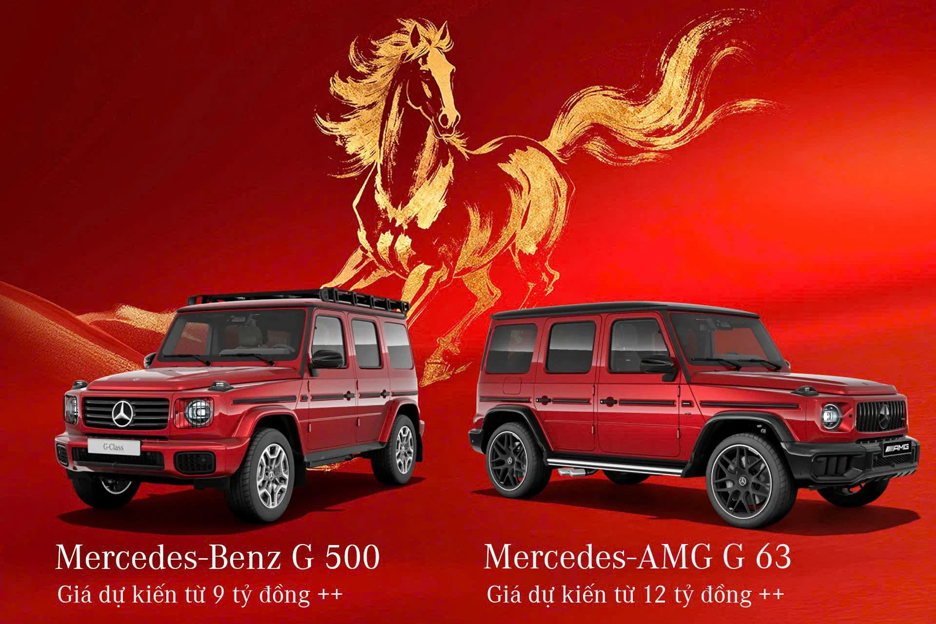 Mercedes-Benz G-Class, G500 Vietnam, AMG G63 Vietnam, luxury SUV Vietnam, off-road SUV, Mercedes Vietnam, new G-Class 2024, hybrid SUV 2