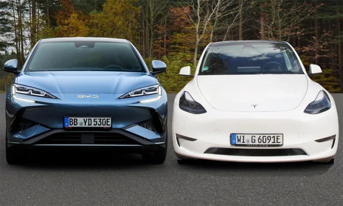 BYD sales Europe, Tesla sales decline, European electric vehicles, EV market 2026, hybrid car sales, automotive industry trends, car registrations Europe 2