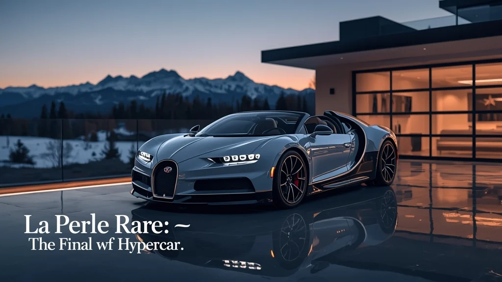 Bugatti W16 Mistral, La Perle Rare, limited edition supercar, exclusive paint, Canadian collector, luxury hypercar, Bugatti Tourbillon 1