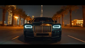 Rolls-Royce Phantom Arabesque, custom Rolls-Royce, luxury car Dubai, Mashrabiya design, limited edition supercar, V12 twin-turbo, bespoke automotive, Arabesque luxury 1