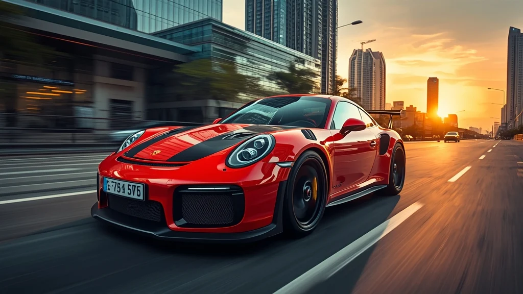 A Rare Porsche 911 GT3 RS Rolls Into Vietnam in Fiery Guards Red