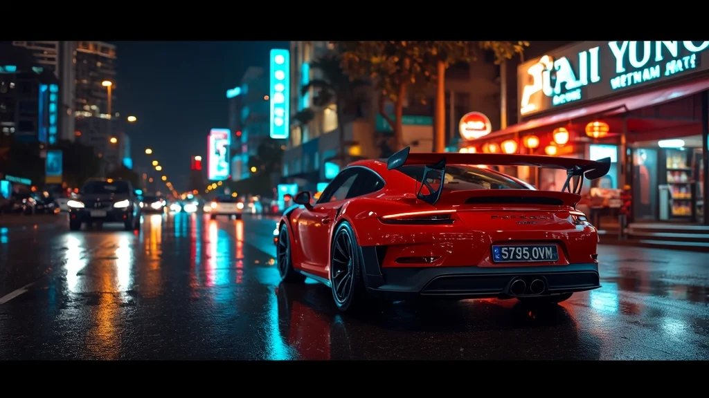 A Red Beast Arrives: Porsche 911 GT3 RS Hits Vietnam’s Roads