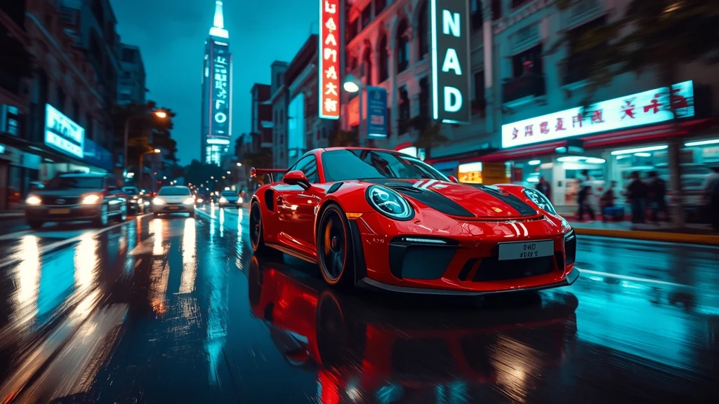 A Red‑Guarded Porsche 911 GT3 RS Roars Through Vietnam’s Streets