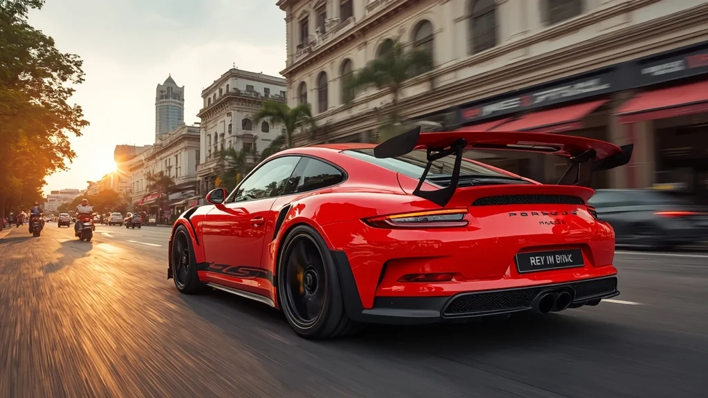 A Red‑Hot Porsche 911 GT3 RS Hits Vietnam’s Streets
