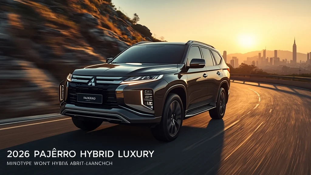 2026 Mitsubishi Pajero, Mitsubishi Pajero hybrid, 3-row SUV, diesel mild hybrid, Southeast Asia SUV launch, Mitsubishi MI-Pilot, off‑road SUV, Pajero price 1