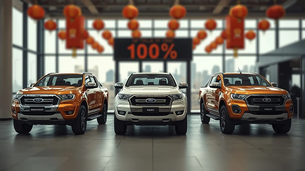 pickup truck discounts Vietnam, Ford Ranger price cut, Mitsubishi Triton offer, Toyota Hilux launch Vietnam, 2026 truck deals, Vietnam automotive market, post Lunar New Year sales 1