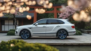 Bentley Bentayga, limited edition SUV, Something Blue Collection, Mulliner, Japanese luxury market, wedding tradition SUV, $219,000 price 1