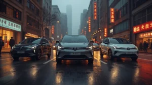 BYD, electric hatchback, China EV market, Geely, MG4, solid-state battery, LiDAR, automotive tax China 1