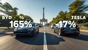 BYD sales Europe, Tesla sales decline, European electric vehicles, EV market 2026, hybrid car sales, automotive industry trends, car registrations Europe 1