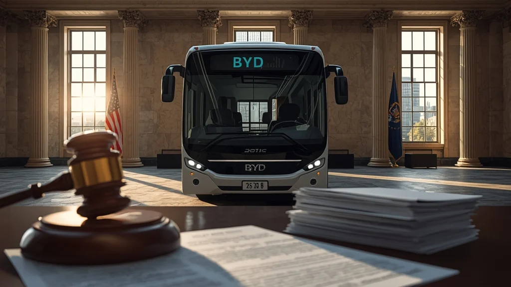BYD lawsuit, US tariffs, EV market access, IEEPA tariff orders, electric buses USA, BYD legal challenge, trade dispute BYD 1