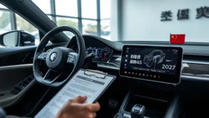 yoke steering wheel, Tesla yoke, China vehicle safety standards, 2027 automotive regulations, steer-by-wire, car steering design, automotive safety ban 1