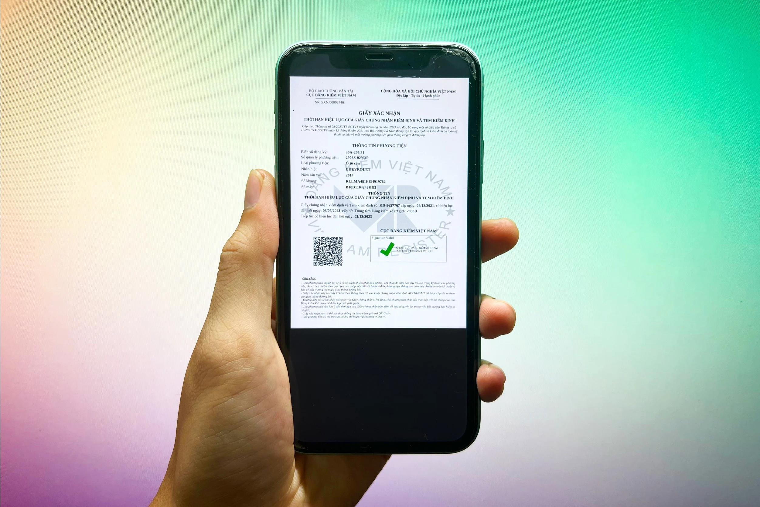 vehicle inspection Vietnam, emission standards, electronic inspection certificate, car registration 2024, Euro emission standards, Vietnamese motor vehicle regulations 2