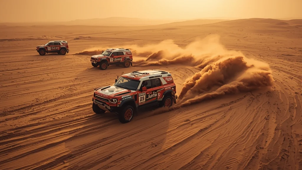 Defender Rally, Dakar Rally 2026, Stock class victory, off-road competition, Jeep Defender, rally raid, desert rally, rally racing 1